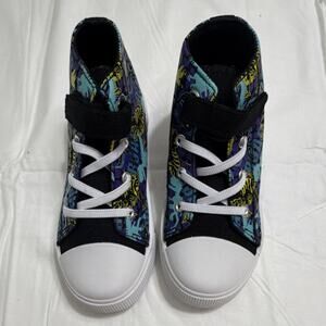 Light Up Dinosaur Roar Print High Top Sneakers US Kids Size 12